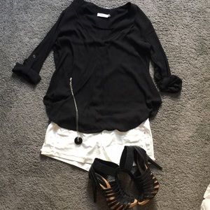 Lush Black Tunic